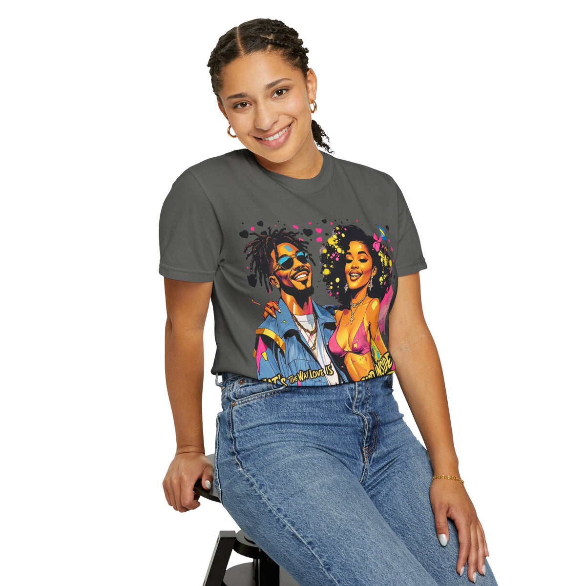 Retro Funk Couple T-Shirt — “Good Inside” Graphic Tee
