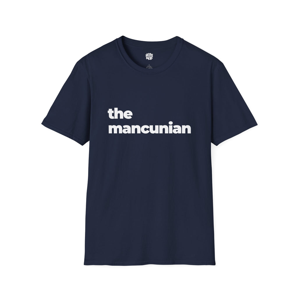 The Mancunian T-Shirt | Black Slogan Tee | Melody Mob Sammi Dae Cartyr Unisex Softstyle Gift