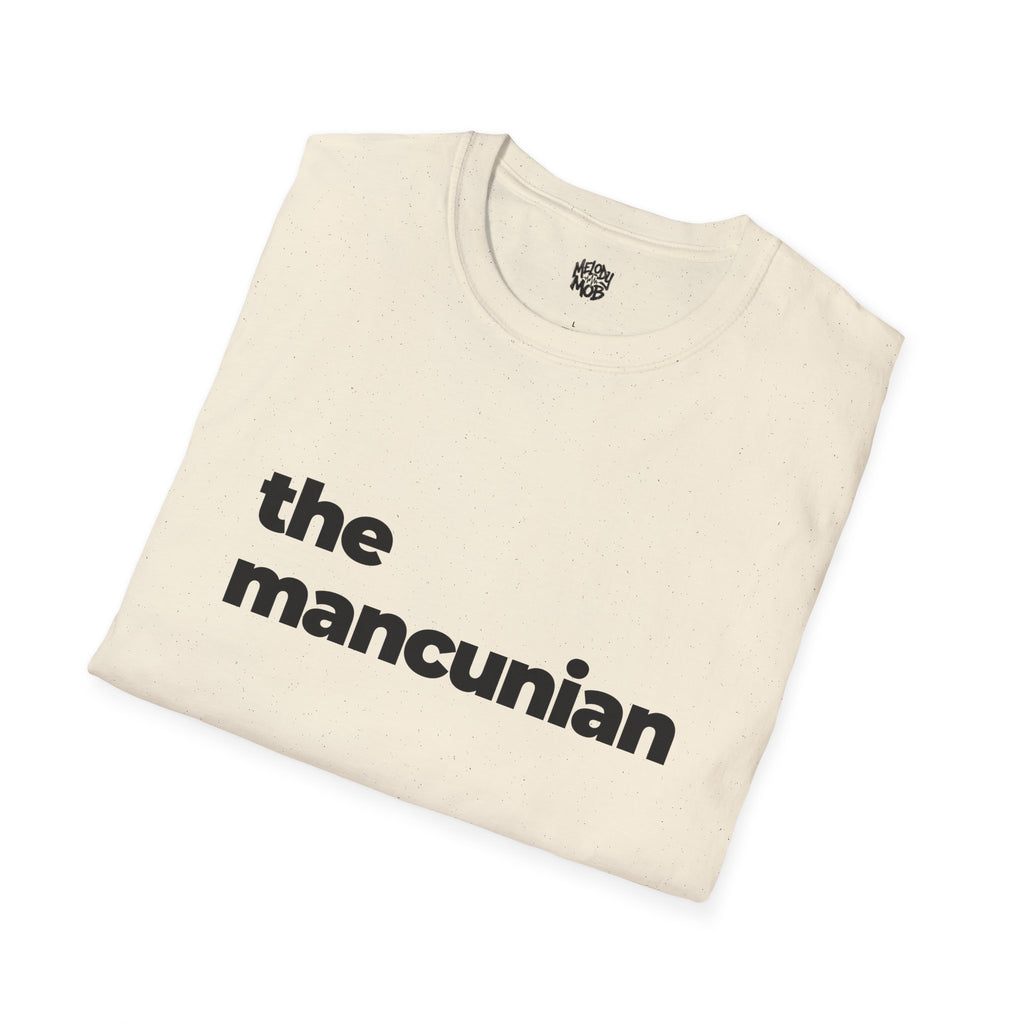 The Mancunian T-Shirt | Black Slogan Tee | Melody Mob Sammi Dae Cartyr Unisex Softstyle Gift