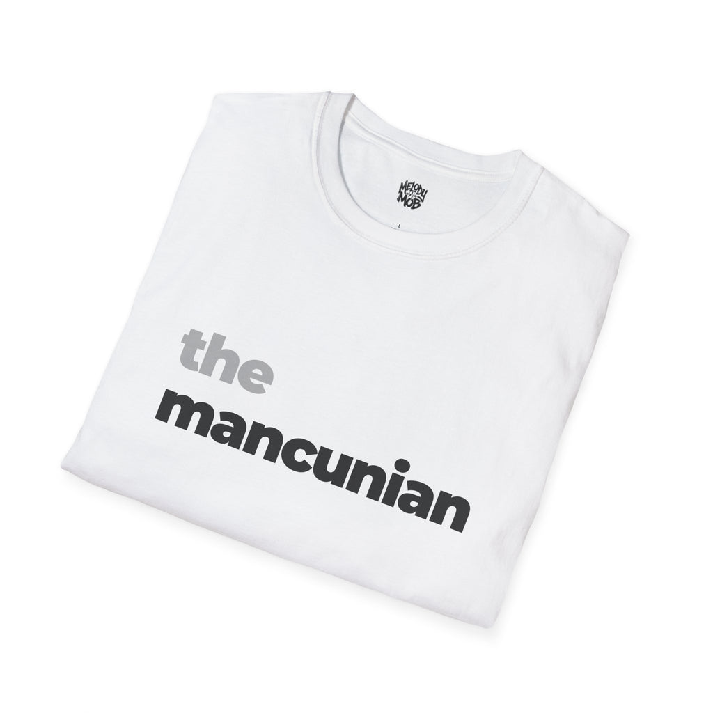 The Mancunian T-Shirt | Grey & Black Slogan Tee | Melody Mob Sammi Dae Cartyr Unisex Softstyle Gift