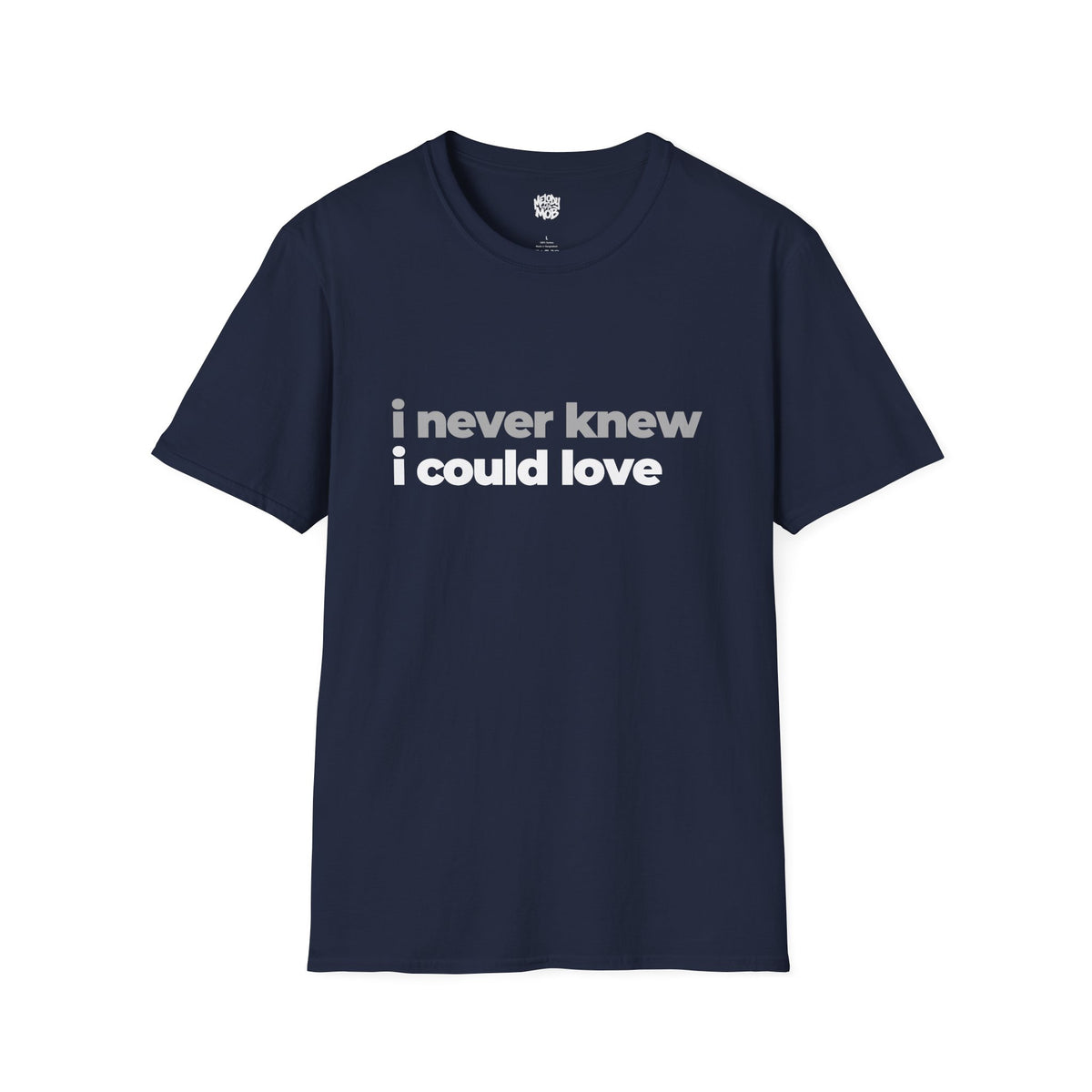 I Never Knew I Could Love Romantic Slogan T-Shirt | Unisex Love Quote Tee
