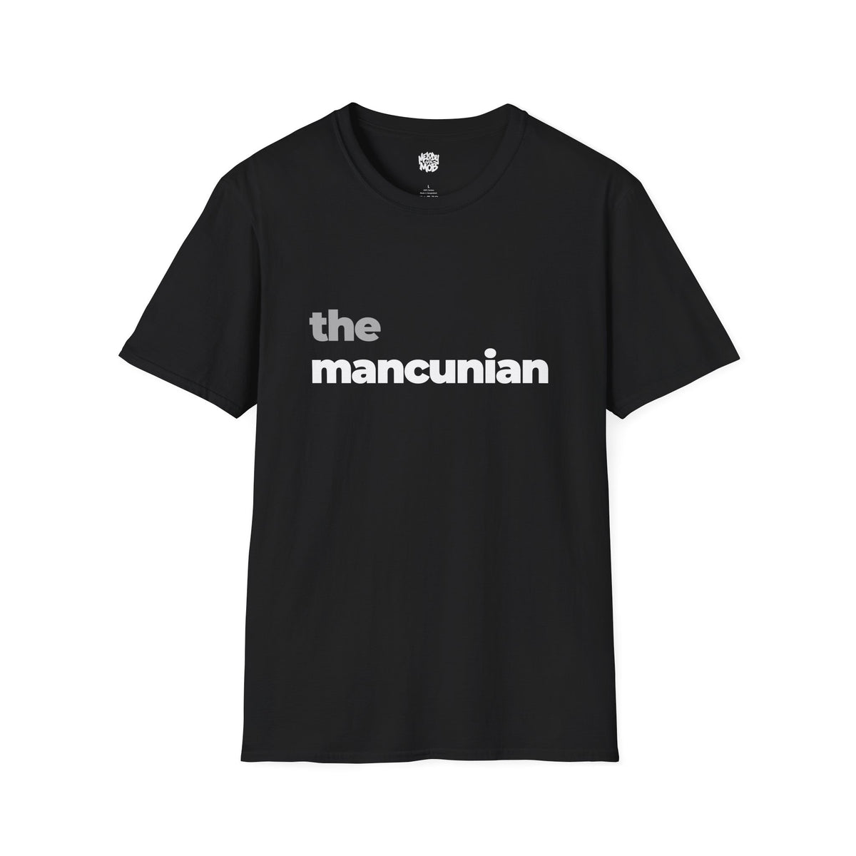 The Mancunian T-Shirt | Grey & Black Slogan Tee | Melody Mob Sammi Dae Cartyr Unisex Softstyle Gift