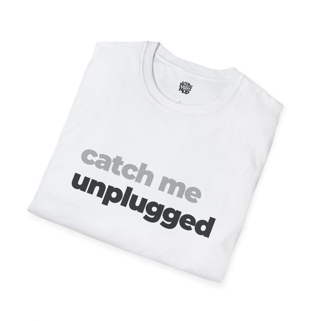 Catch Me Unplugged T-Shirt | Melody Mob Sammi Dae Song Tee | Unisex Softstyle Music Lover Gift