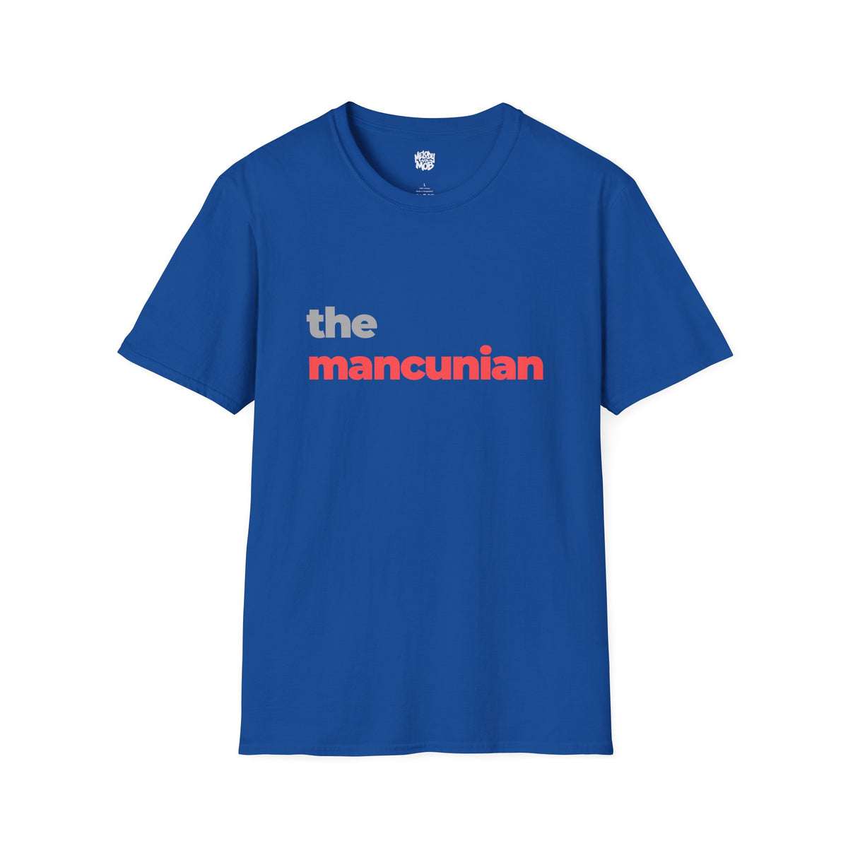 The Mancunian T-Shirt | Grey & Red Slogan Tee | Melody Mob Sammi Dae Cartyr Unisex Softstyle Gift