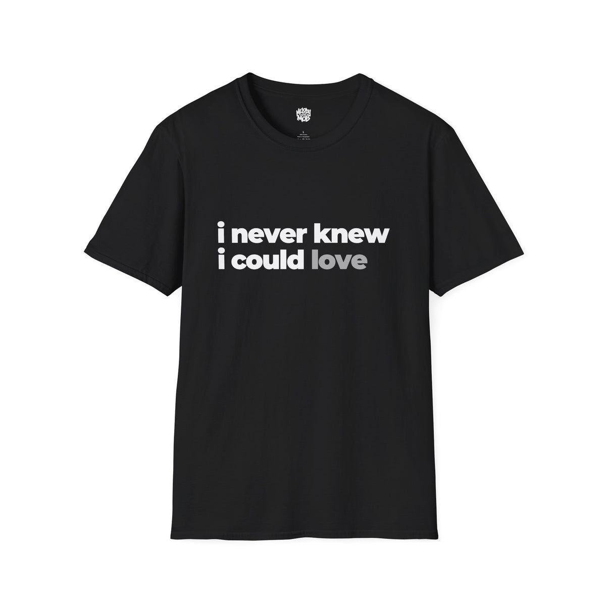 I Never Knew I Could Love Romantic Slogan T-Shirt | Unisex Love Quote Tee
