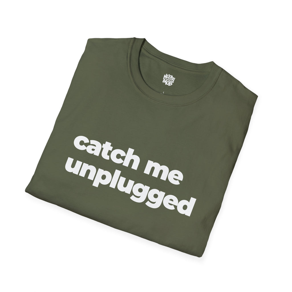 Catch Me Unplugged T-Shirt | Melody Mob Sammi Dae Song Tee | Unisex Softstyle Music Lover Gift