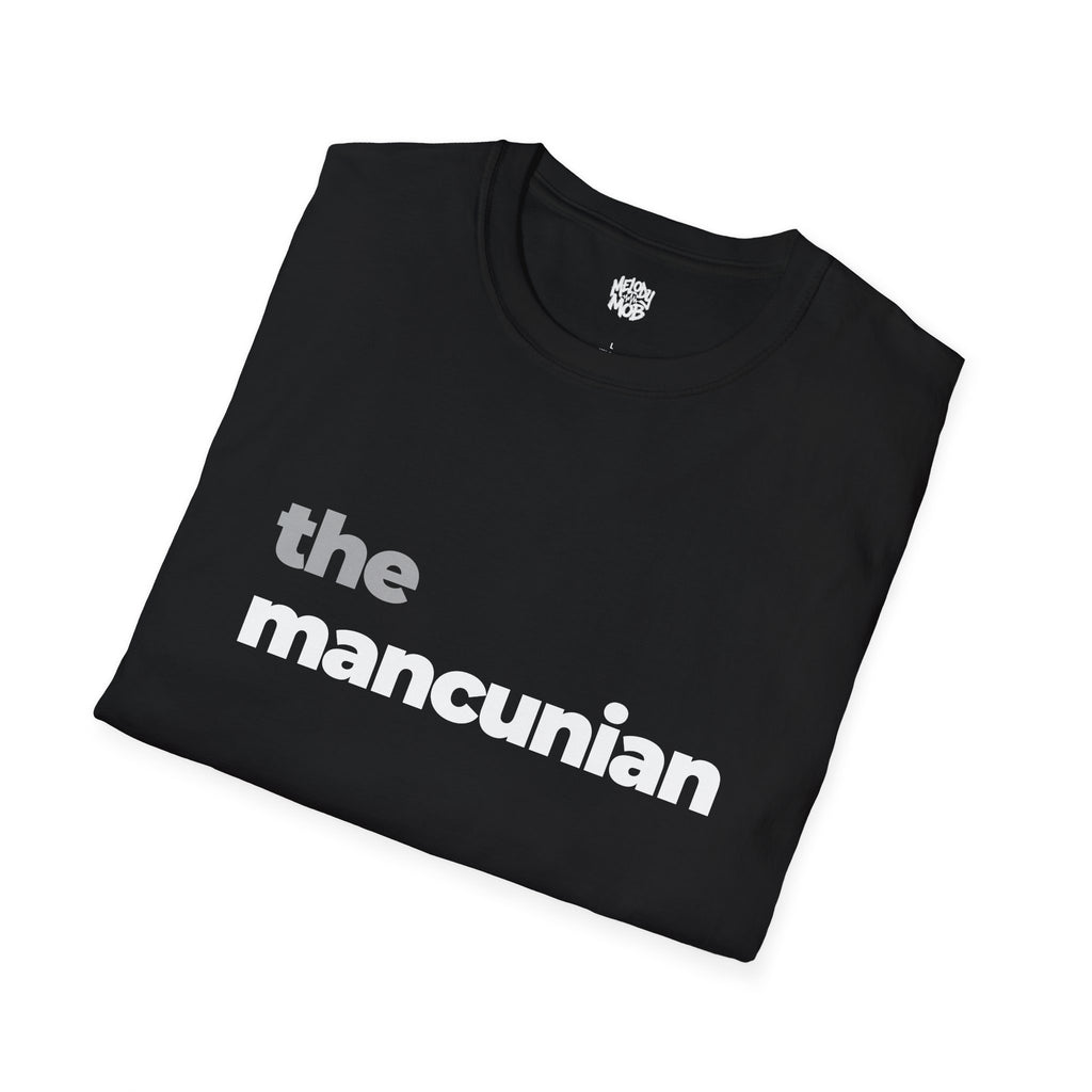 The Mancunian T-Shirt | Grey & Black Slogan Tee | Melody Mob Sammi Dae Cartyr Unisex Softstyle Gift