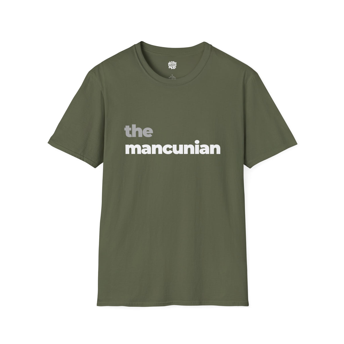 The Mancunian T-Shirt | Grey & Black Slogan Tee | Melody Mob Sammi Dae Cartyr Unisex Softstyle Gift
