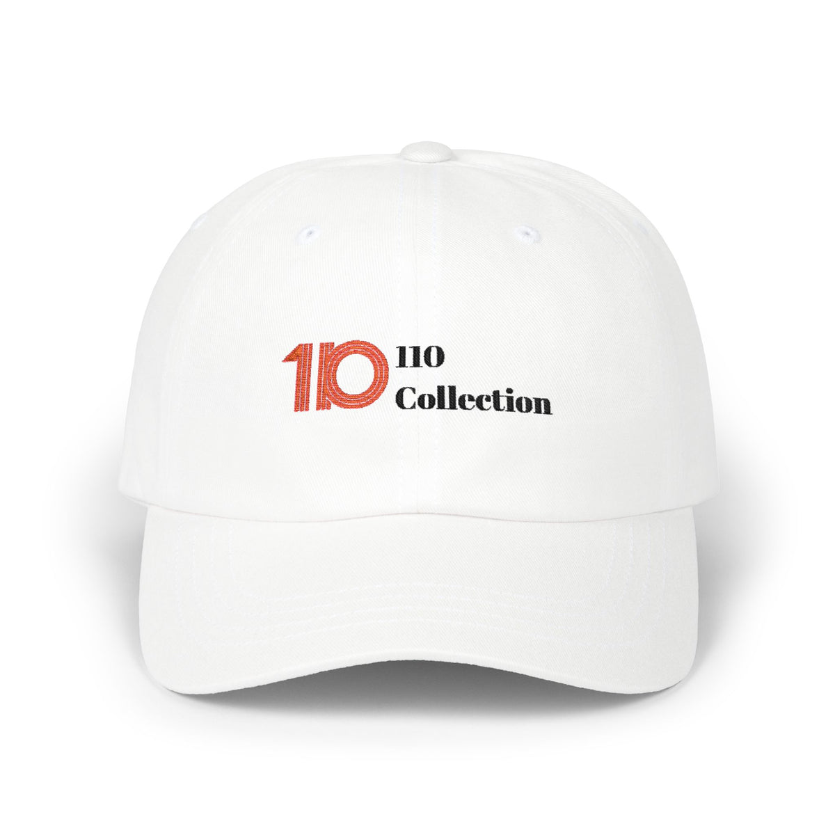 Classic Dad Cap - "110 Collection" Embroidered Cotton Baseball Hat