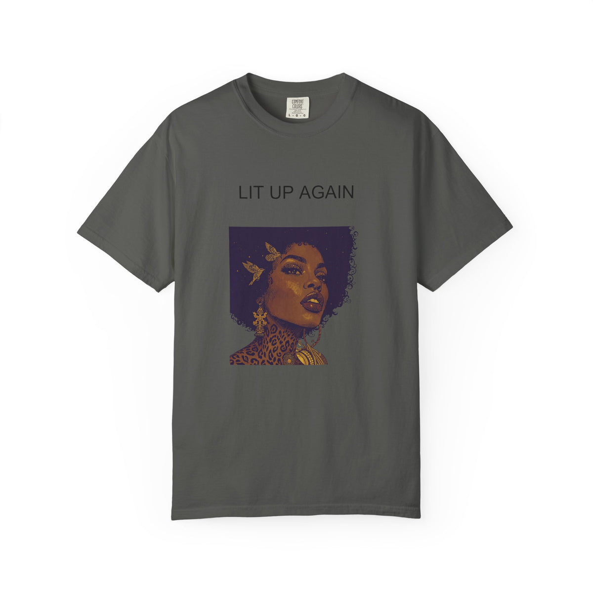 Thea "Lit Up Again" Garment-Dyed T-Shirt | One True Love (In My DM)