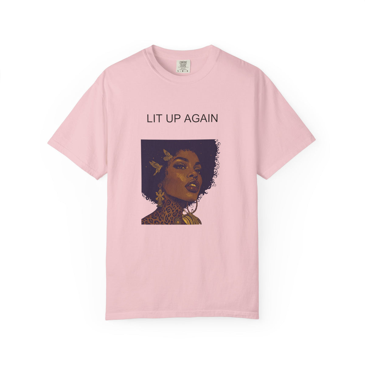 Thea "Lit Up Again" Garment-Dyed T-Shirt | One True Love (In My DM)
