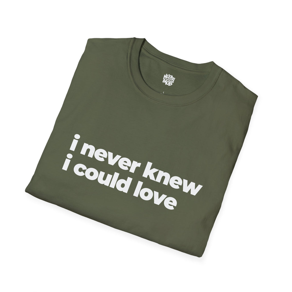 I Never Knew I Could Love Romantic Slogan T-Shirt | Unisex Love Quote Tee