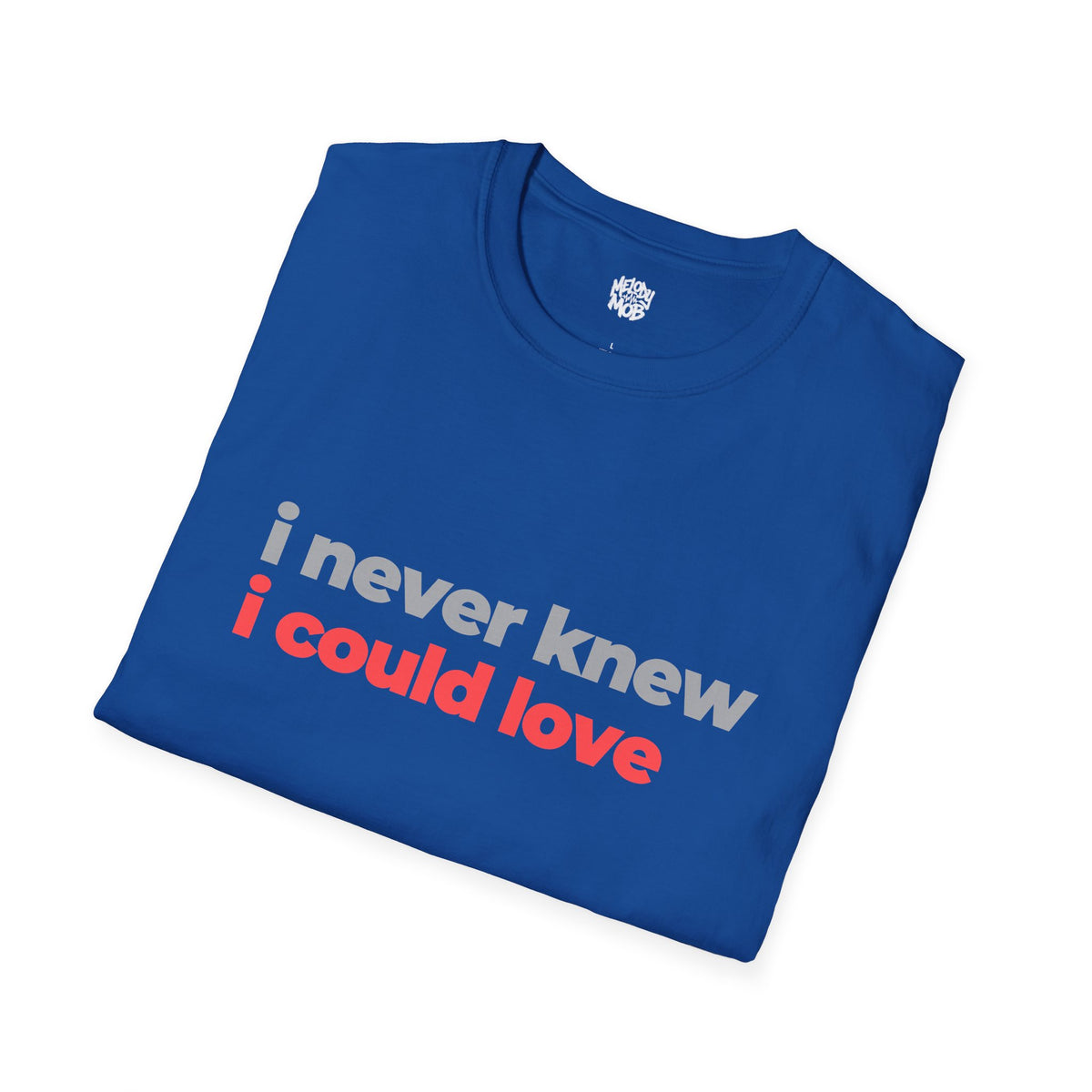 I Never Knew I Could Love Romantic Slogan T-Shirt | Unisex Love Quote Tee