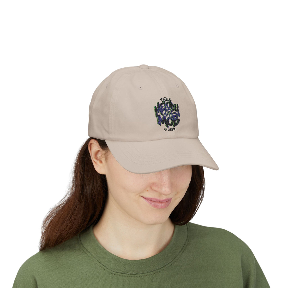 Classic Dad Cap - "Melody Mob Collection" Embroidered Cotton Baseball Hat