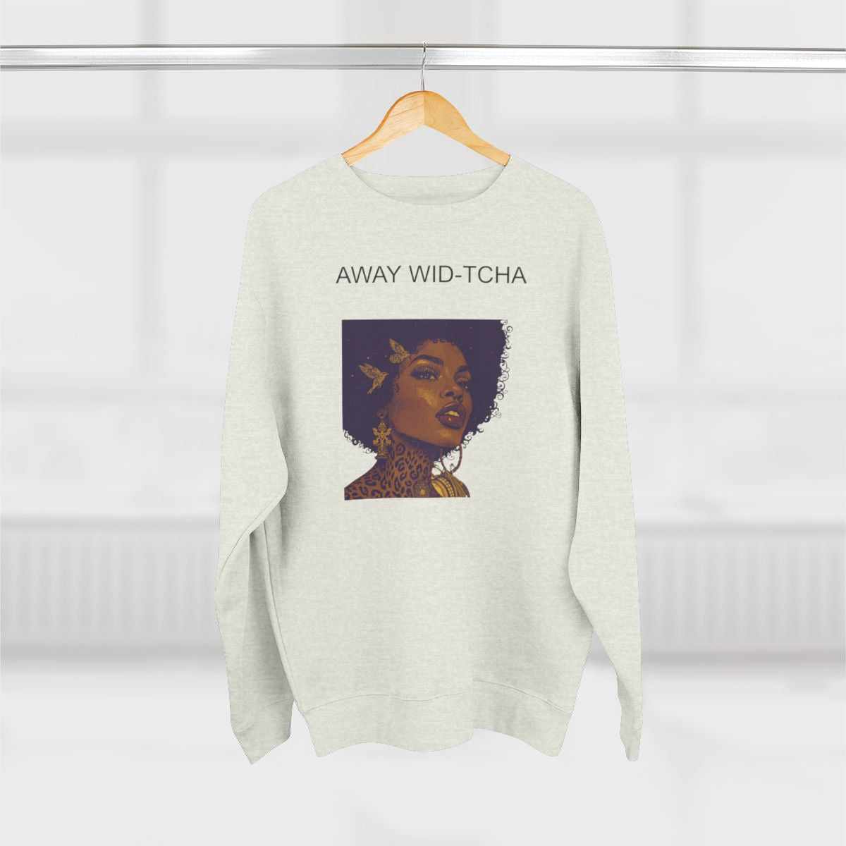 Thea One True Love / Away Wid-Cha Crewneck Sweatshirt