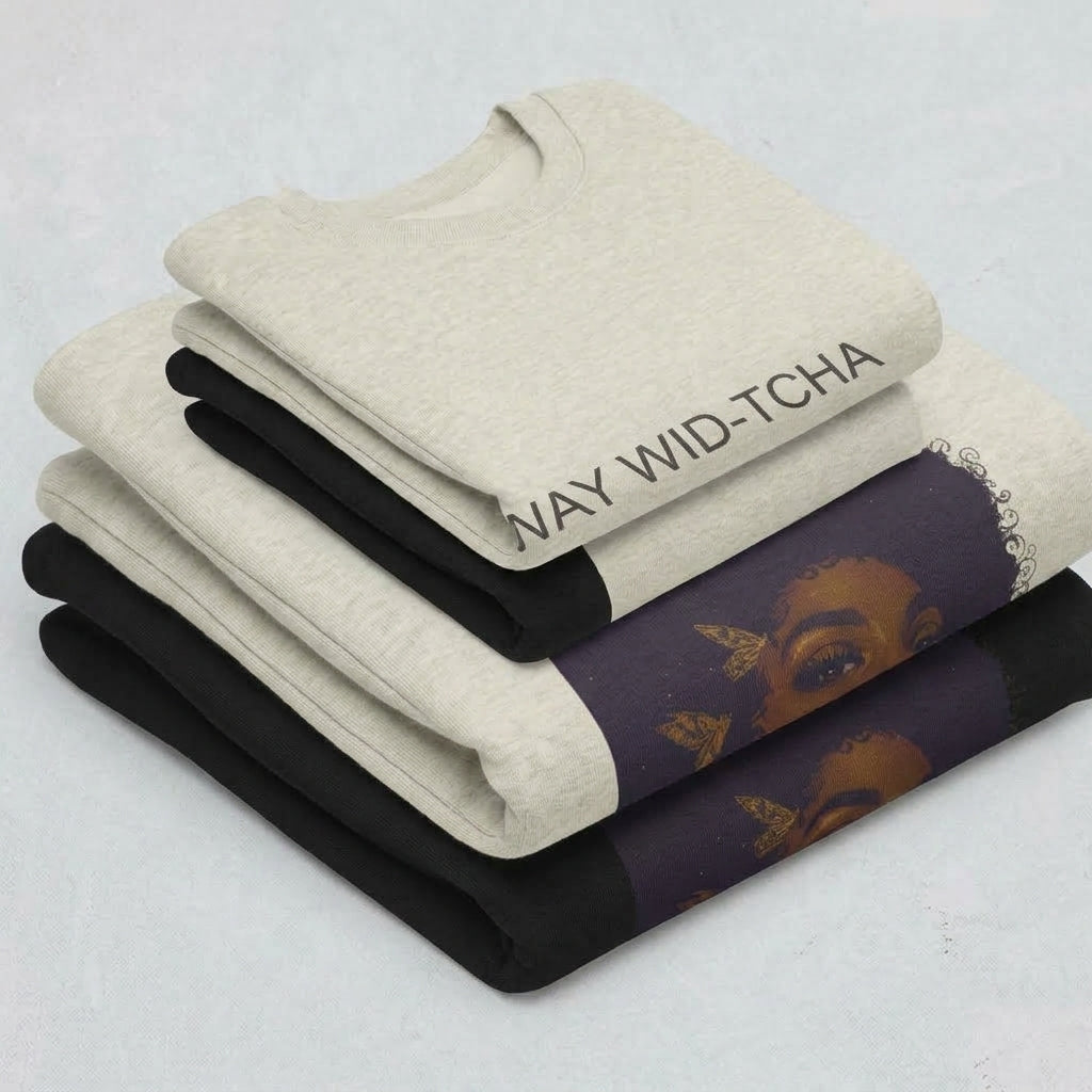 Thea One True Love / Away Wid-Cha Crewneck Sweatshirt
