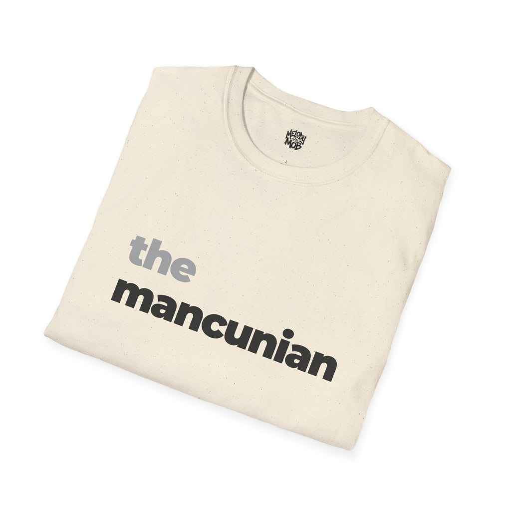 The Mancunian T-Shirt | Grey & Black Slogan Tee | Melody Mob Sammi Dae Cartyr Unisex Softstyle Gift