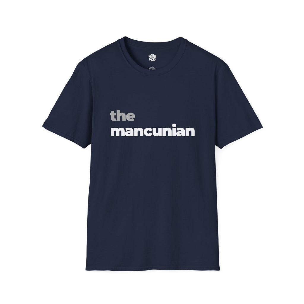 The Mancunian T-Shirt | Grey & Black Slogan Tee | Melody Mob Sammi Dae Cartyr Unisex Softstyle Gift