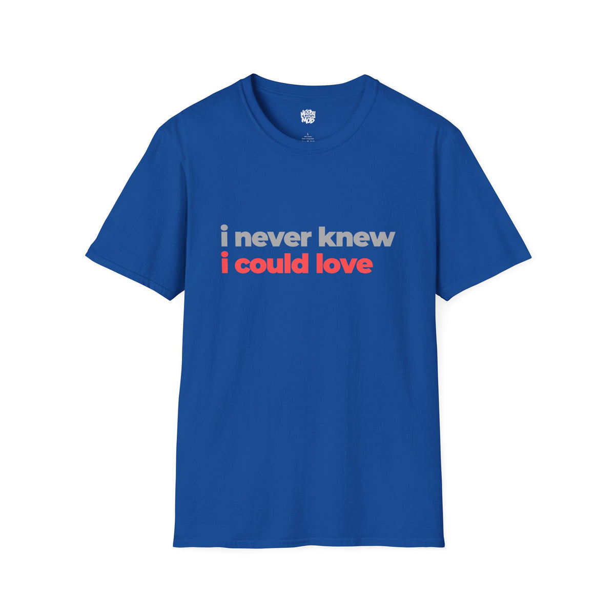 I Never Knew I Could Love Romantic Slogan T-Shirt | Unisex Love Quote Tee