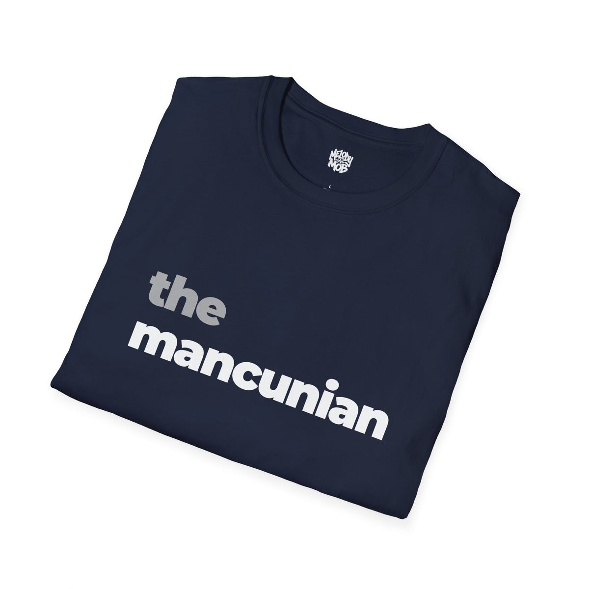 The Mancunian T-Shirt | Grey & Black Slogan Tee | Melody Mob Sammi Dae Cartyr Unisex Softstyle Gift