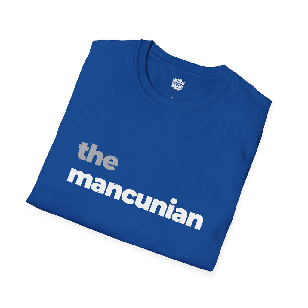 The Mancunian T-Shirt | Grey & Black Slogan Tee | Melody Mob Sammi Dae Cartyr Unisex Softstyle Gift