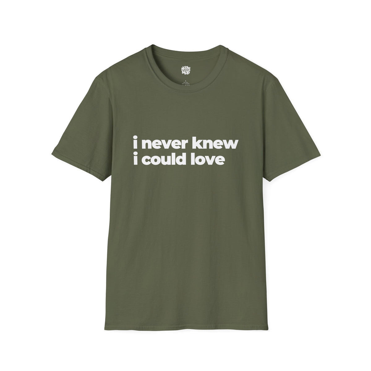 I Never Knew I Could Love Romantic Slogan T-Shirt | Unisex Love Quote Tee