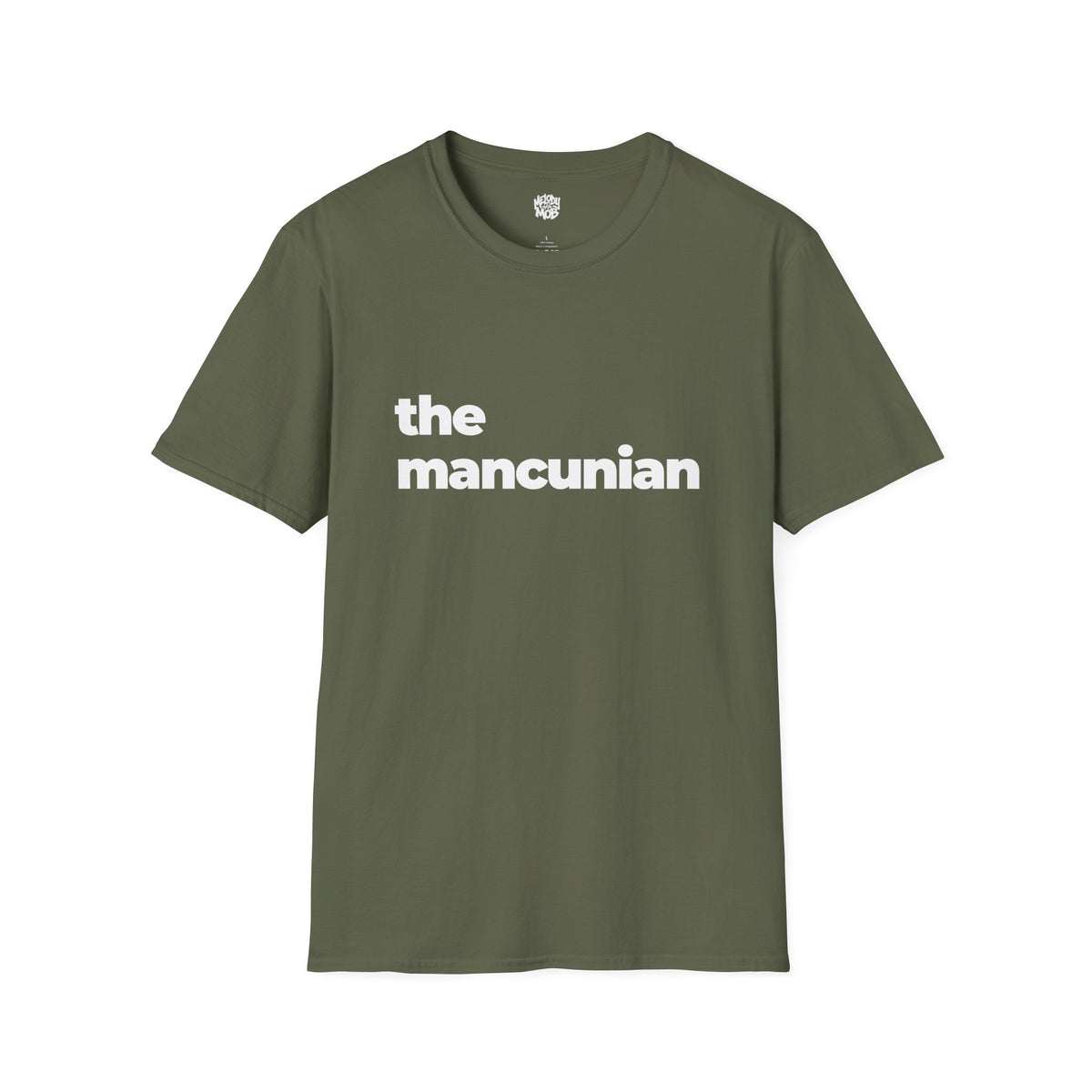 The Mancunian T-Shirt | Black Slogan Tee | Melody Mob Sammi Dae Cartyr Unisex Softstyle Gift