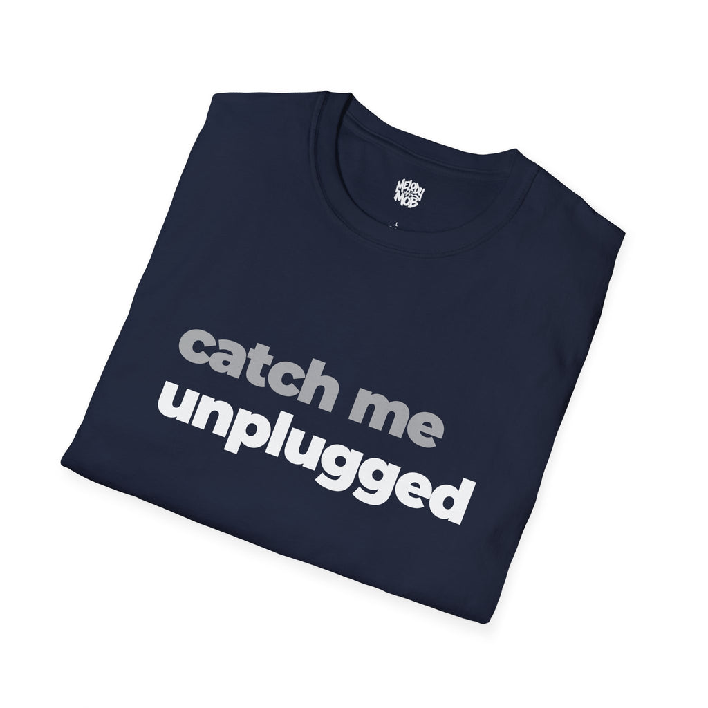 Catch Me Unplugged T-Shirt | Melody Mob Sammi Dae Song Tee | Unisex Softstyle Music Lover Gift