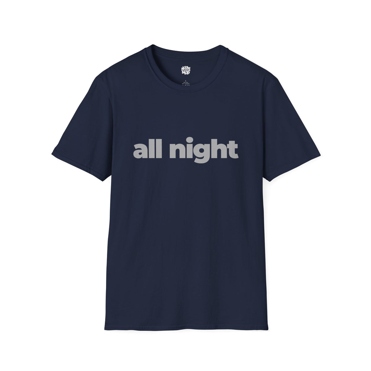 All Night T-Shirt | Melody Mob Sammi Dae Song Tee | Unisex Softstyle Music Lover Gift