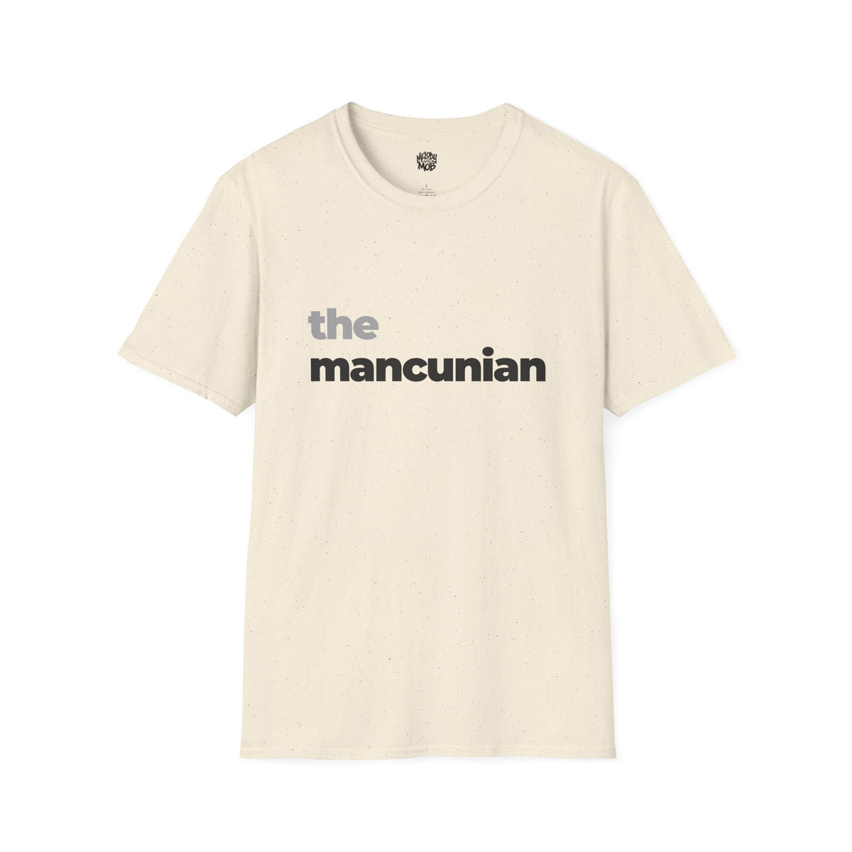 The Mancunian T-Shirt | Grey & Black Slogan Tee | Melody Mob Sammi Dae Cartyr Unisex Softstyle Gift