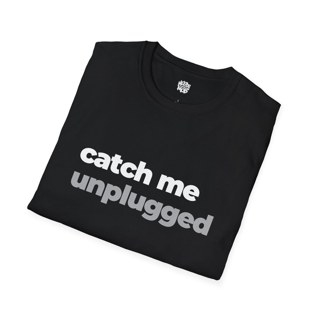 Catch Me Unplugged T-Shirt | Melody Mob Sammi Dae Song Tee | Unisex Softstyle Music Lover Gift