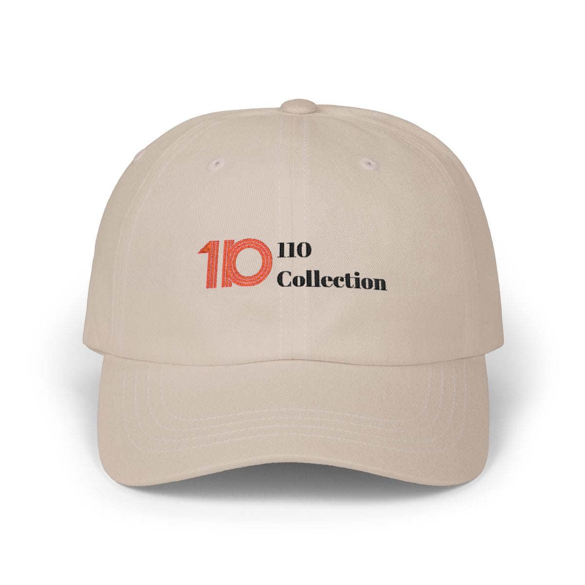 Classic Dad Cap - "110 Collection" Embroidered Cotton Baseball Hat