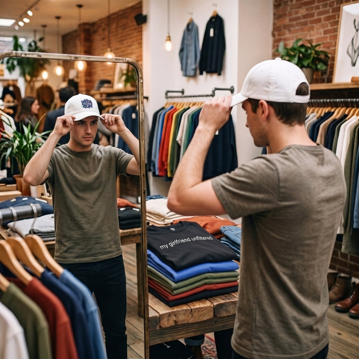 Classic Dad Cap - "Melody Mob" Embroidered Cotton Baseball Hat